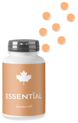 Vardenafil (Levitra) Essential Clinic Bottle with Pills